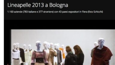 Lineapelle 2013 a Bologna
