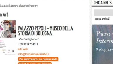 Next Fashion Art Palazzo Pepoli