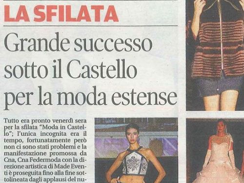 Grande successo sotto il Castello per la moda estense