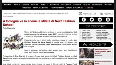 A Bologna va in scena la Sfilata di Next Fashion School