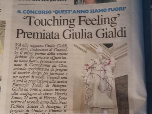 “Touching Feeling” premiata Giulia Gialdi