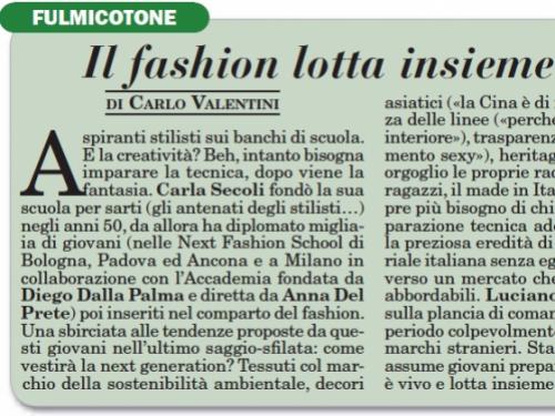 Il fashion lotta insieme a noi