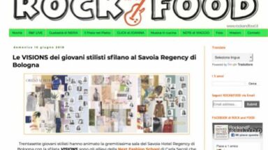 Le VISIONS dei giovani stilisti sfilano al Savoia Regency di Bologna