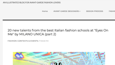 20 new talents fron the best italian fashion school…