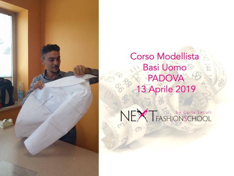 Corso Modellista Basi Uomo Padova 13 Aprile 2019