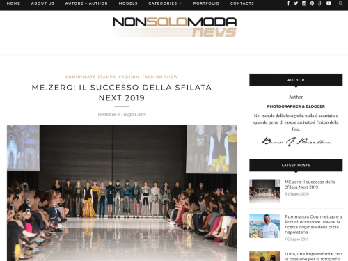 ME.zero: il successo della Sfilata Next 2019-Nonsolomoda