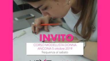 Invito Corso Modellista Donna 5 Ottobre 2019