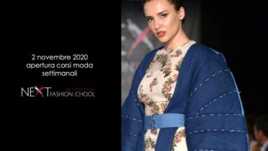 Apertura corsi moda settimanali 2 novembre 2020