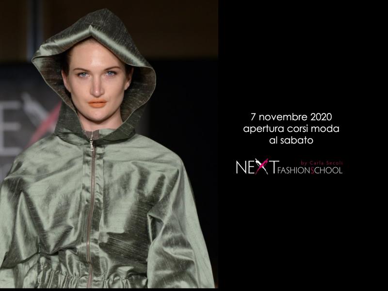 Apertura corsi moda al sabato 7 novembre 2020