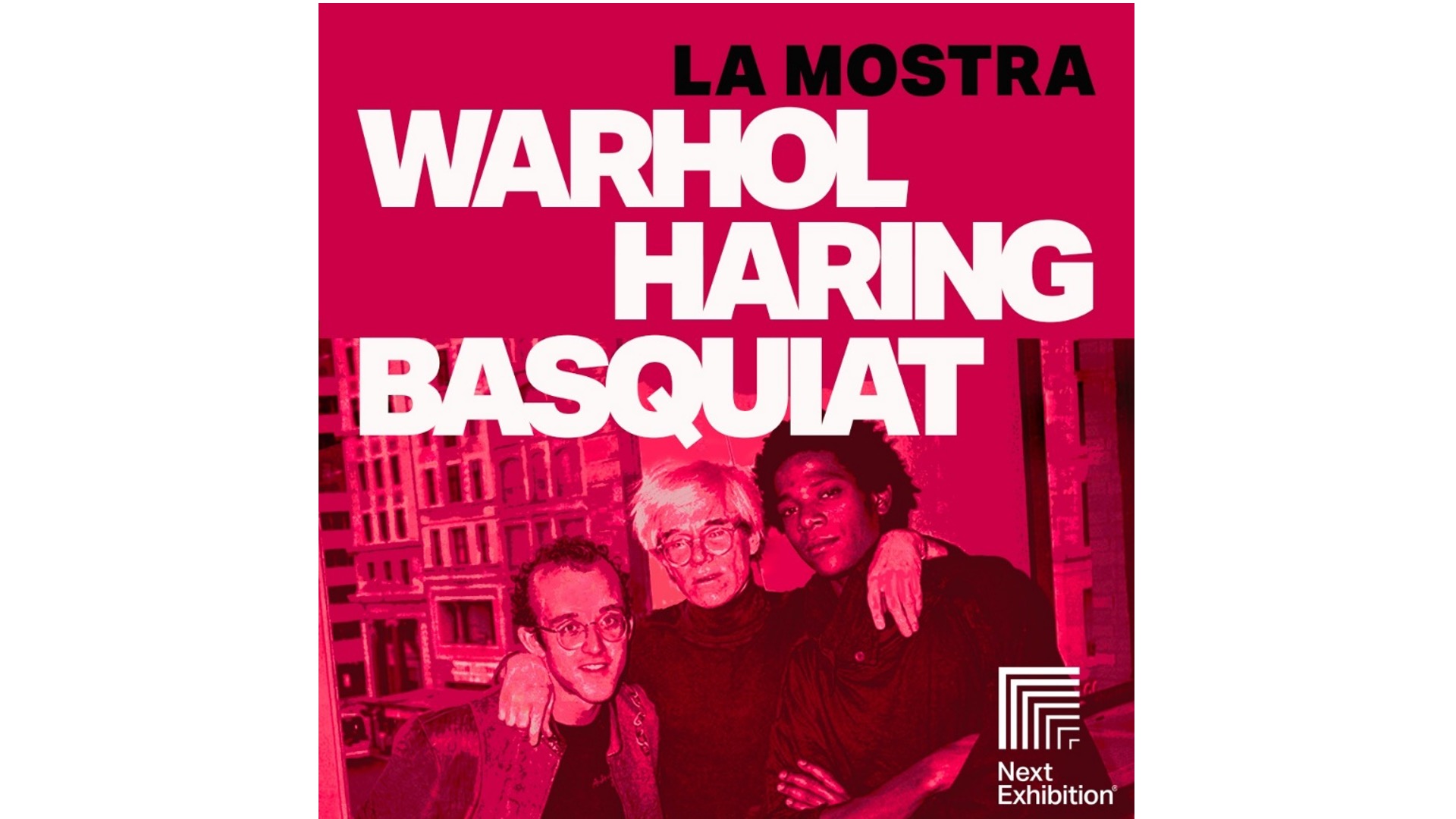 Serata Next alla mostra Warhol Haring Basquiat