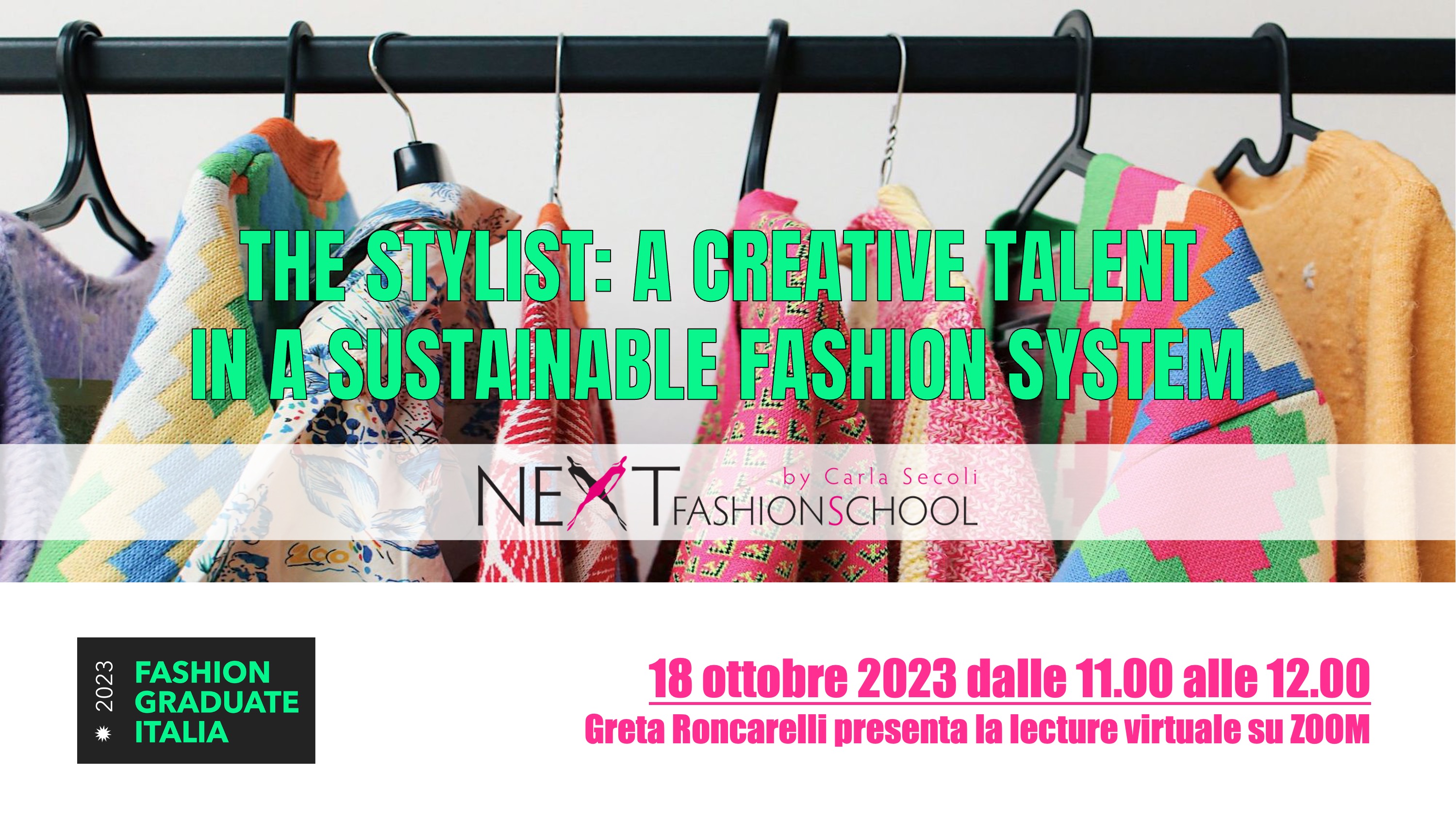 Lecture 18 ottobre 2023 - Fashion Graduate Italia 2023