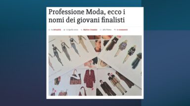 In finale al Concorso Nazionale Professione Moda Giovani Stilisti ENG